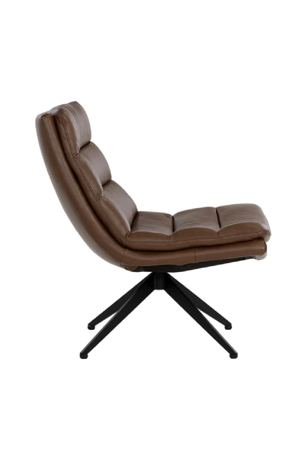 Curved Swivel Lounge Chair by Splendido Keller Accent Chair, alternate view 4