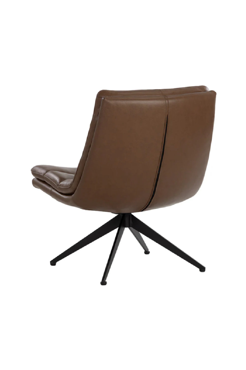 Curved Swivel Lounge Chair by Splendido Keller Accent Chair, alternate view 5