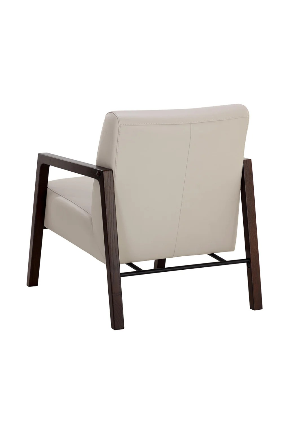 Light Gray Leather Lounge Chair by Splendido Neymar Accent Chair, alternate view 5