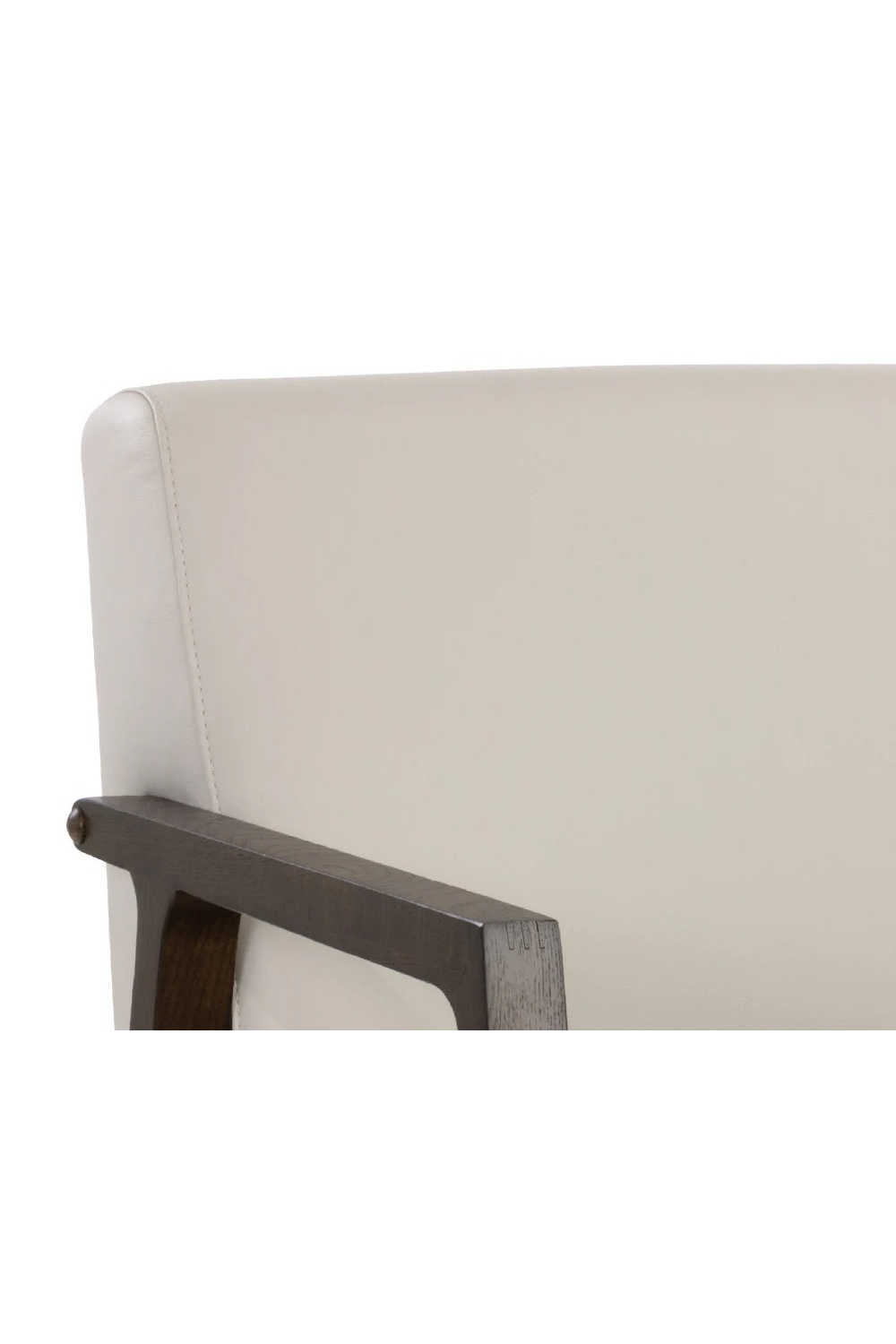 Light Gray Leather Lounge Chair by Splendido Neymar Accent Chair, alternate view 7
