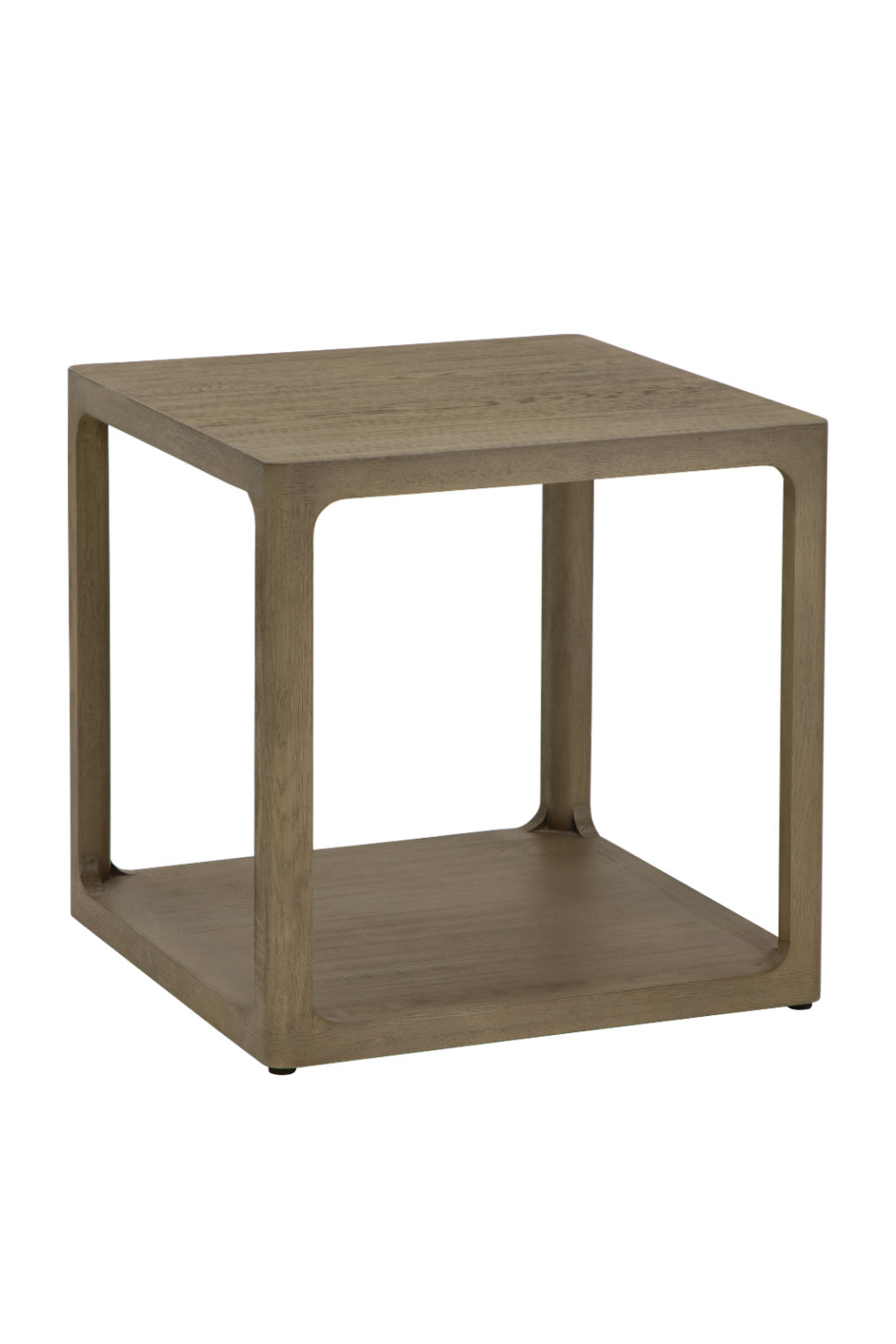 Modern European furniture - Solid Oak Square Side Table - www.oroa.com