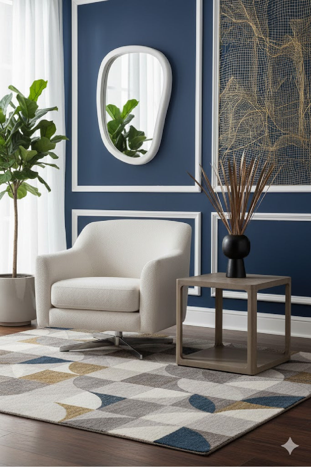 Modern European furniture - Solid Oak Square Side Table - www.oroa.com