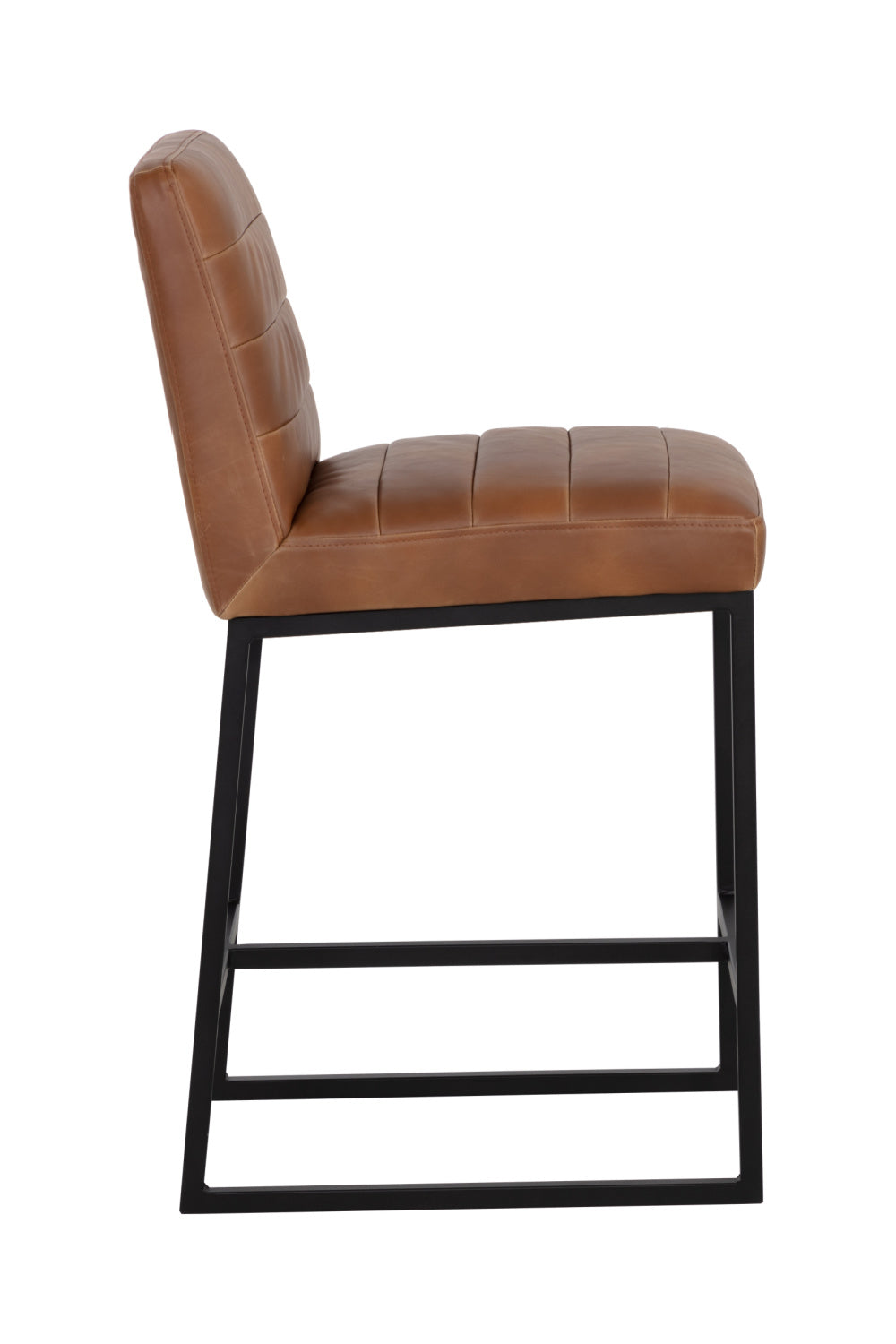 Modern Channel-Tufted Counter Stool by Splendido Spyros, alternate view 3