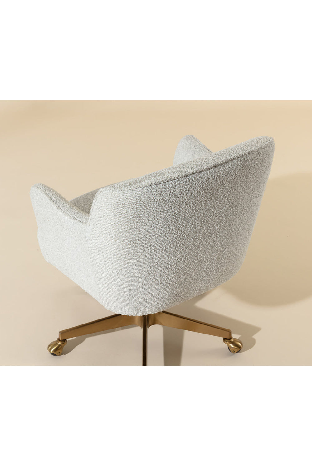 Modern European furniture - Boucle Swivel Office Chair - www.oroa.com