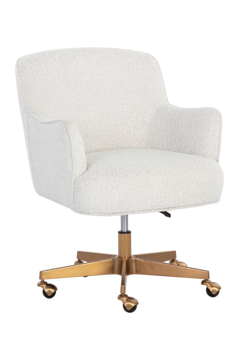 Boucle Swivel Office Chair by Splendido Karina, alternate view 3