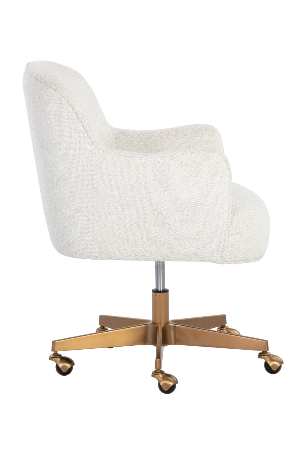 Boucle Swivel Office Chair by Splendido Karina, alternate view 4