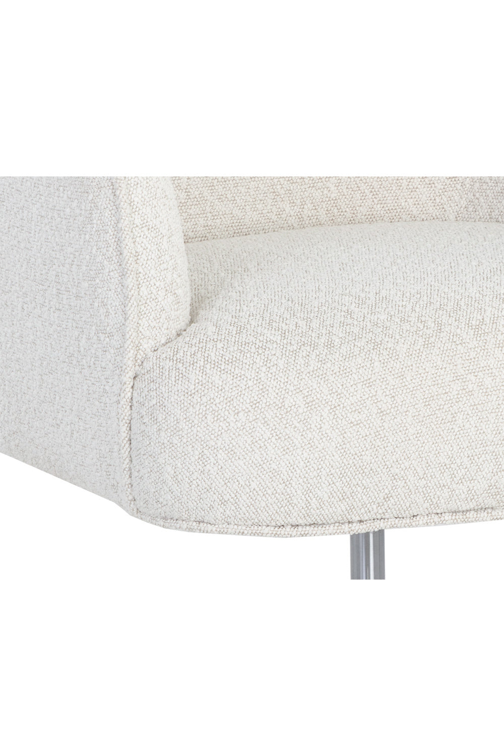 Boucle Swivel Office Chair by Splendido Karina, alternate view 6