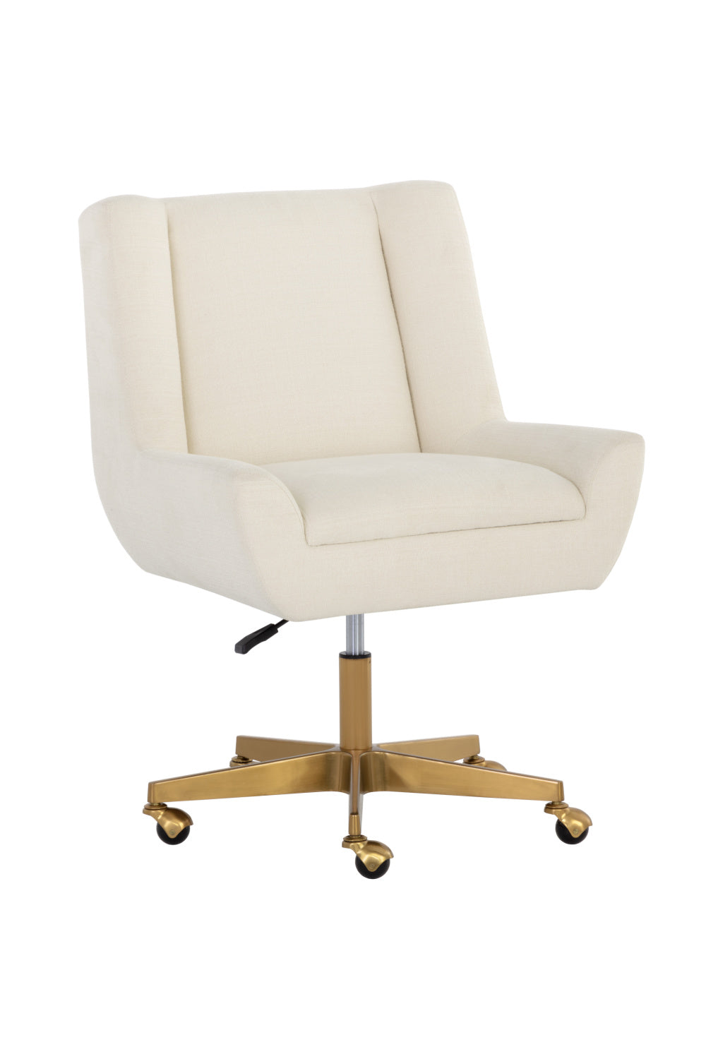 White Upholstered Office Chair by Splendido Mirian