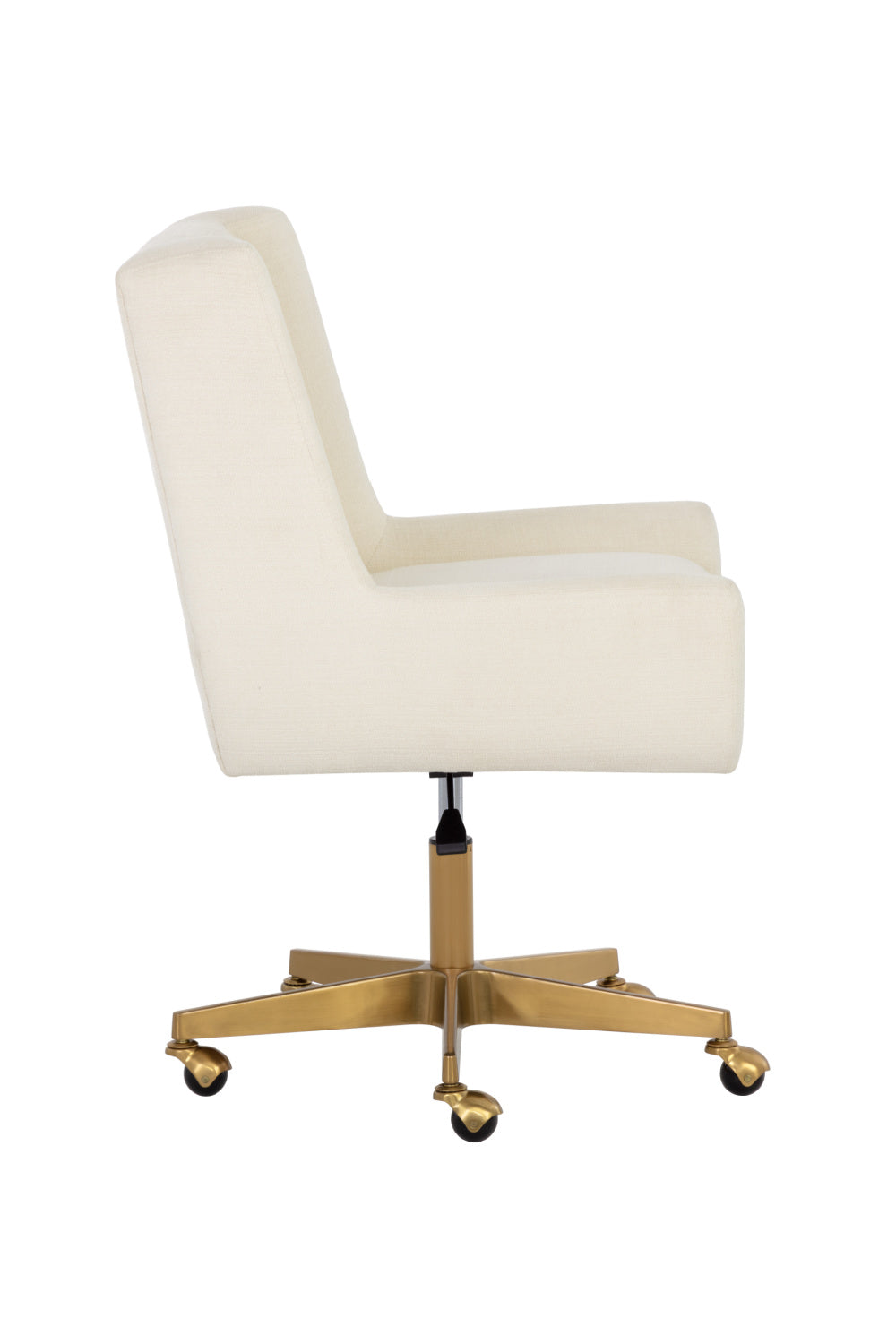 White Upholstered Office Chair by Splendido Mirian, alternate view 5