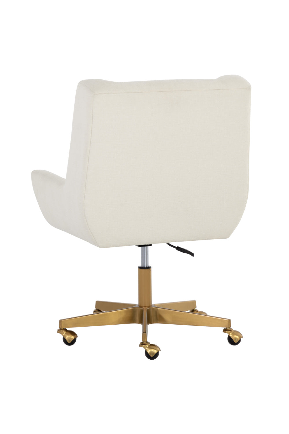 White Upholstered Office Chair by Splendido Mirian, alternate view 4
