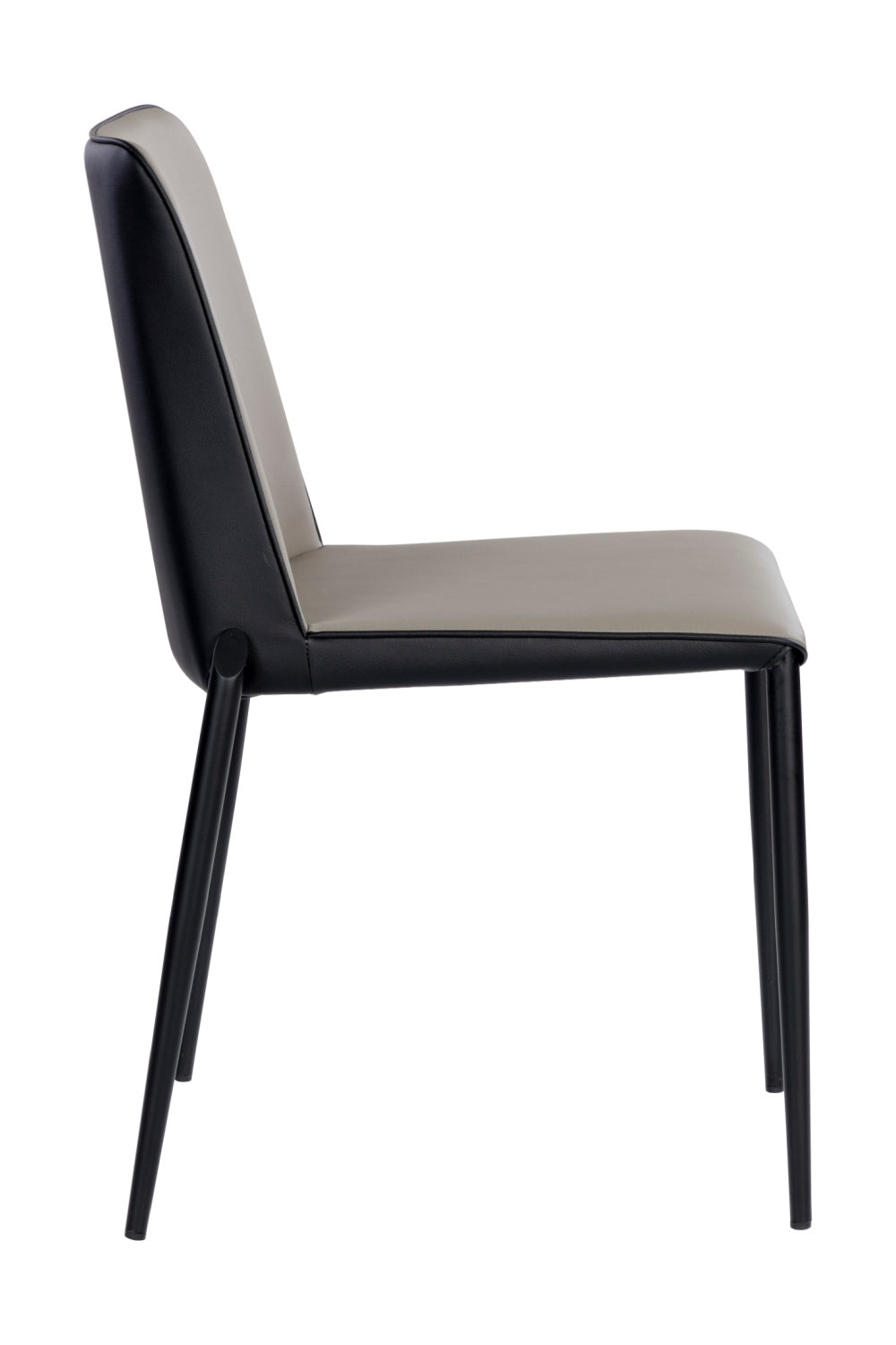 Leather Look Stackable Dining Chair by Splendido Renee, alternate view 3
