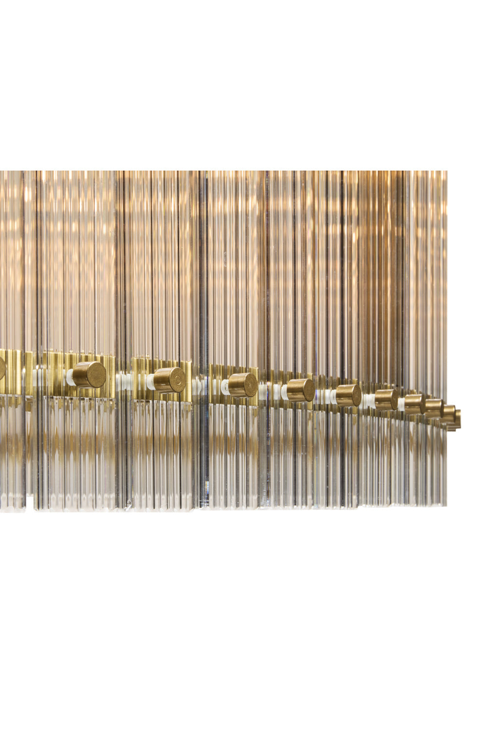 Clear Fluted Glass Chandelier L by Splendido Kore, alternate view 8