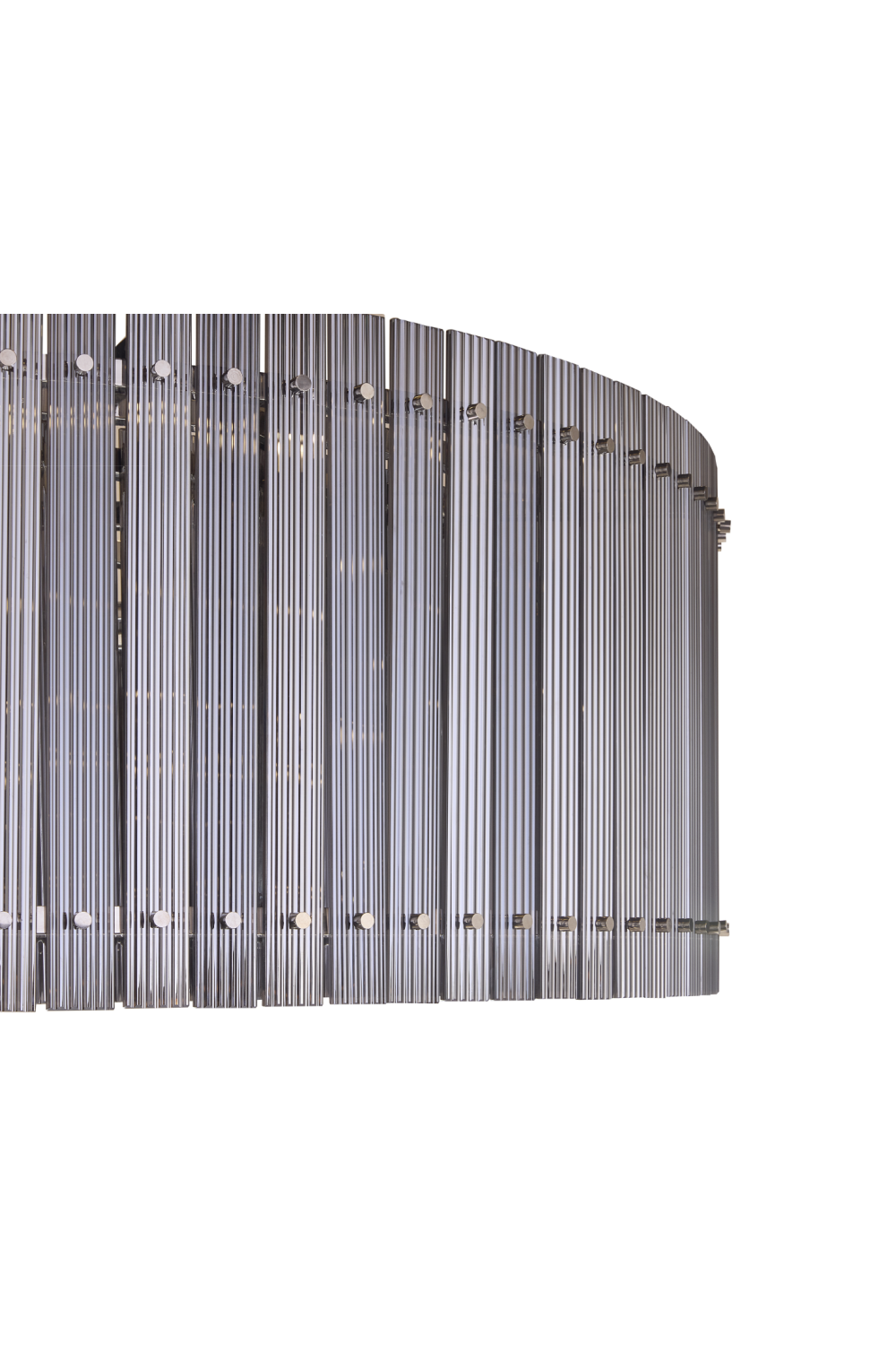 Clear Fluted Glass Chandelier L | Splendido Kore | Oroa.com