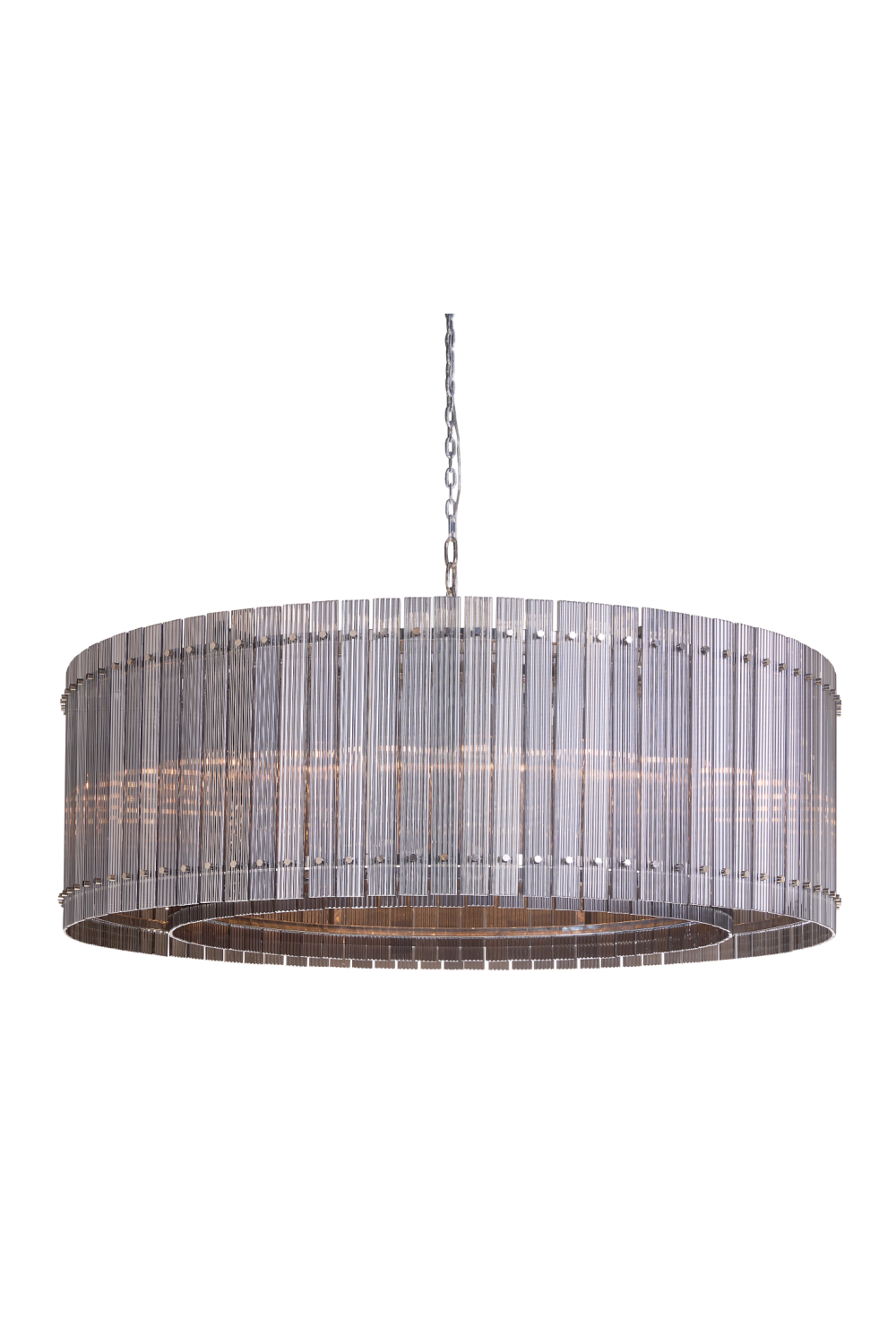 Clear Fluted Glass Chandelier L by Splendido Kore, alternate view 10