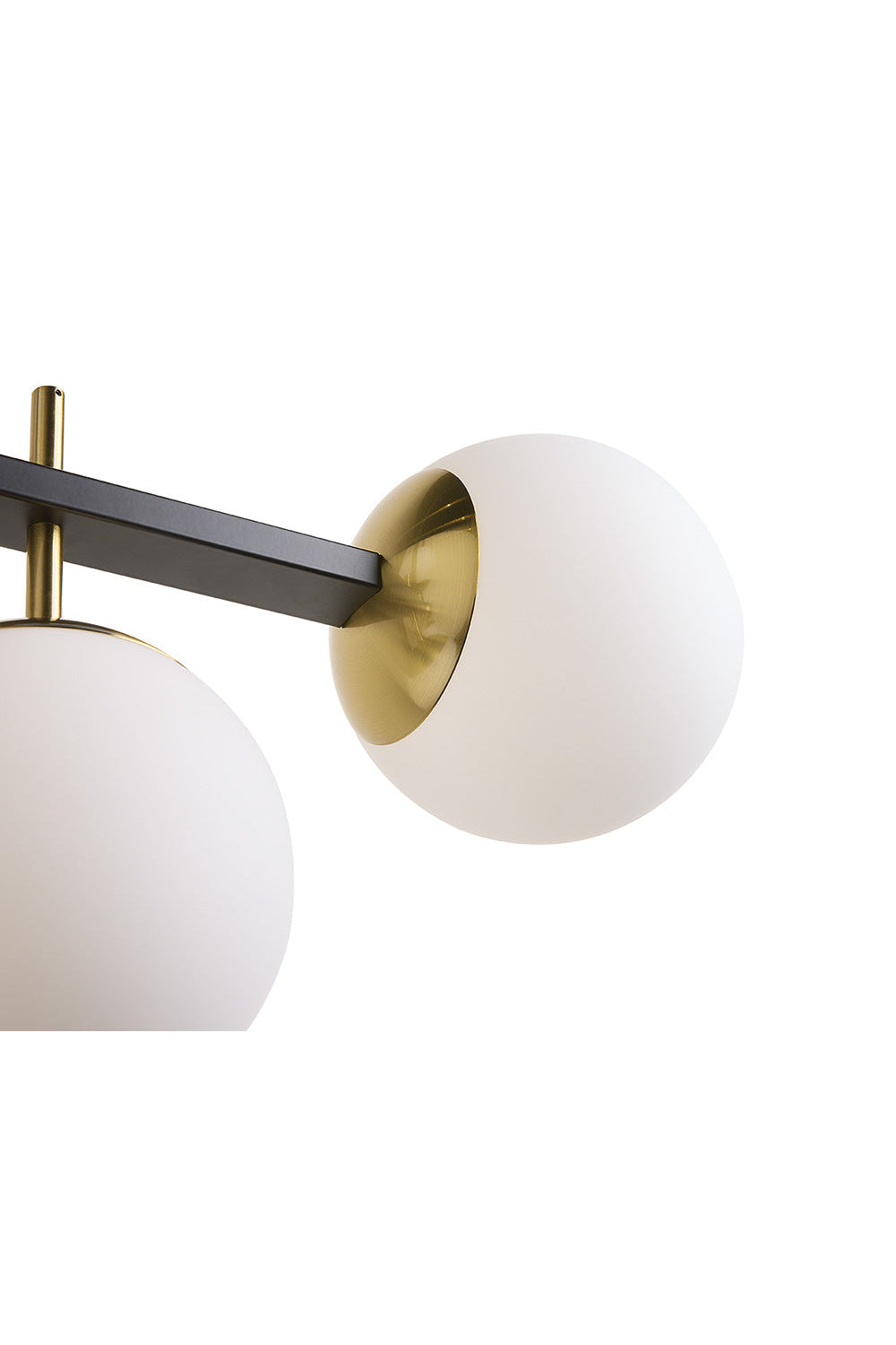 Frosted Glass Spheres Chandelier by Splendido Keiley, alternate view 9
