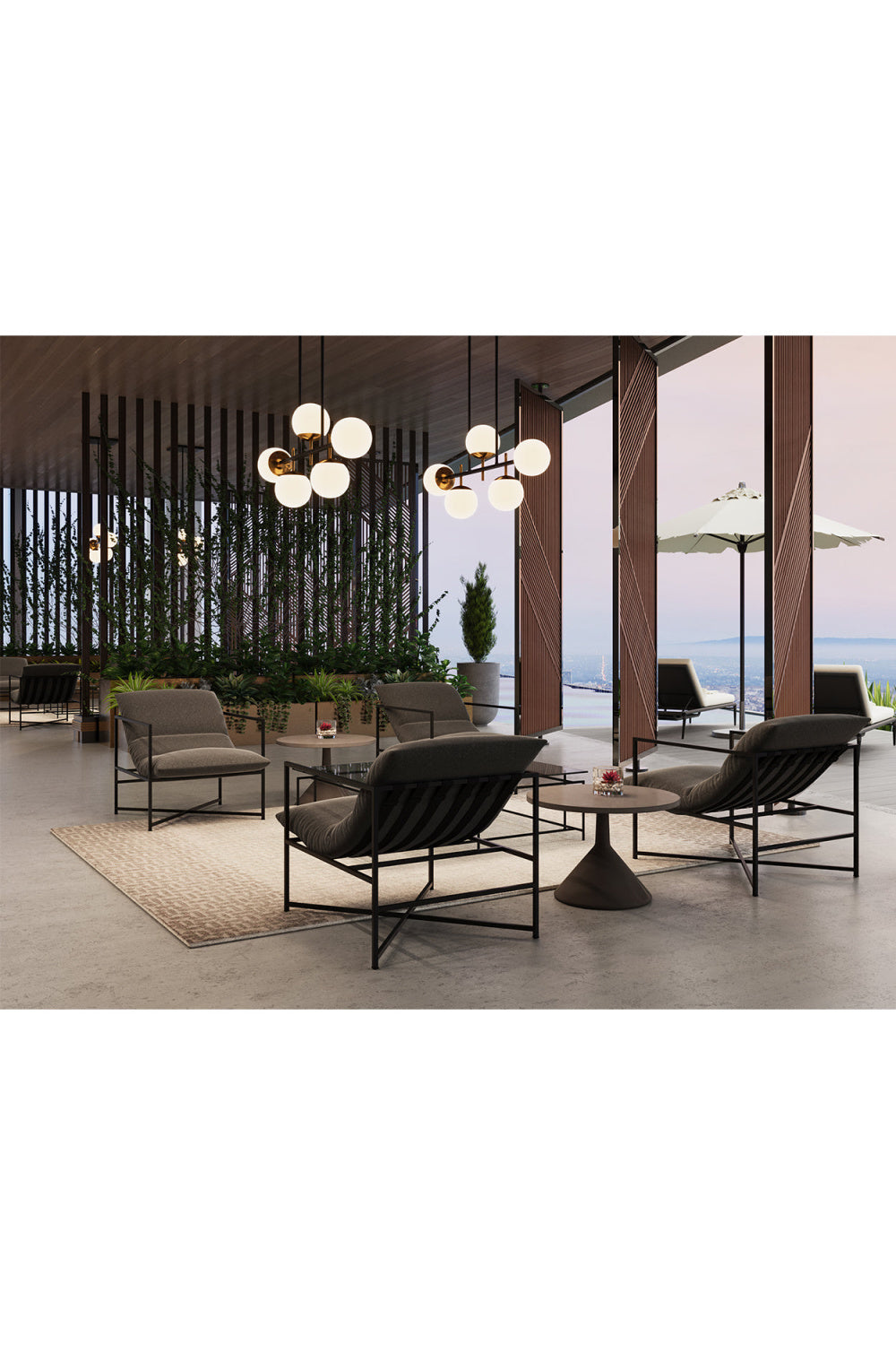 Frosted Glass Spheres Chandelier by Splendido Keiley, alternate view 10
