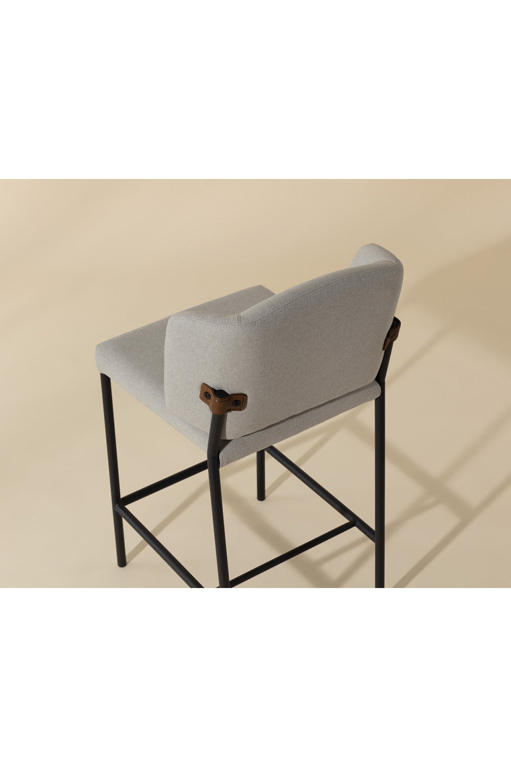 Modern European furniture - Light Gray Counter Stool - www.oroa.com