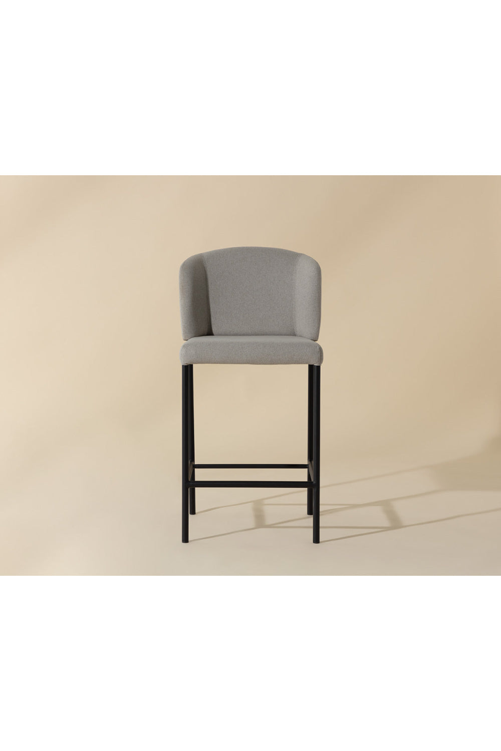 Modern European furniture - Light Gray Counter Stool - www.oroa.com