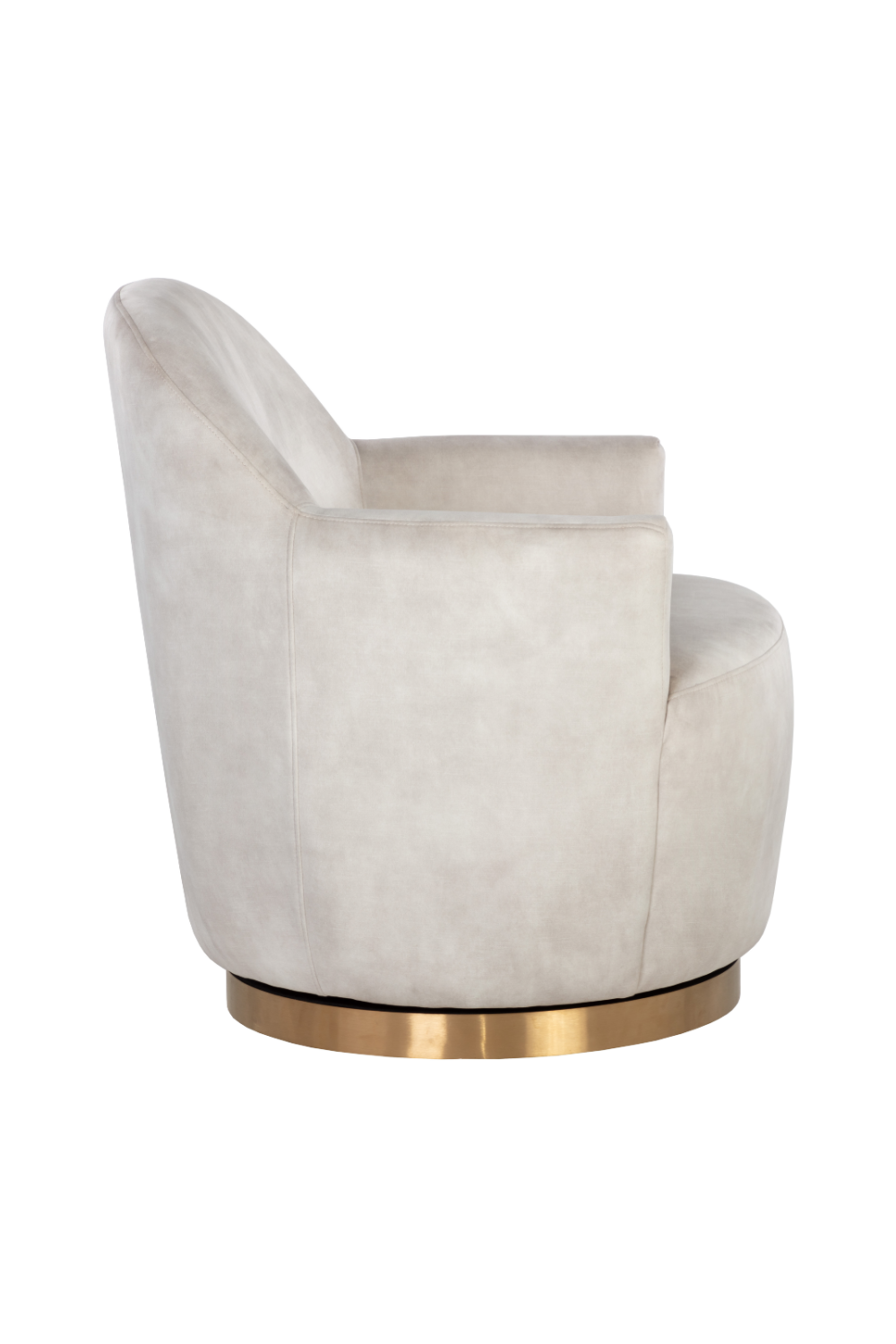 Barrel-Back Swivel Lounge Chair by Splendido Casey Accent Chair, alternate view 4