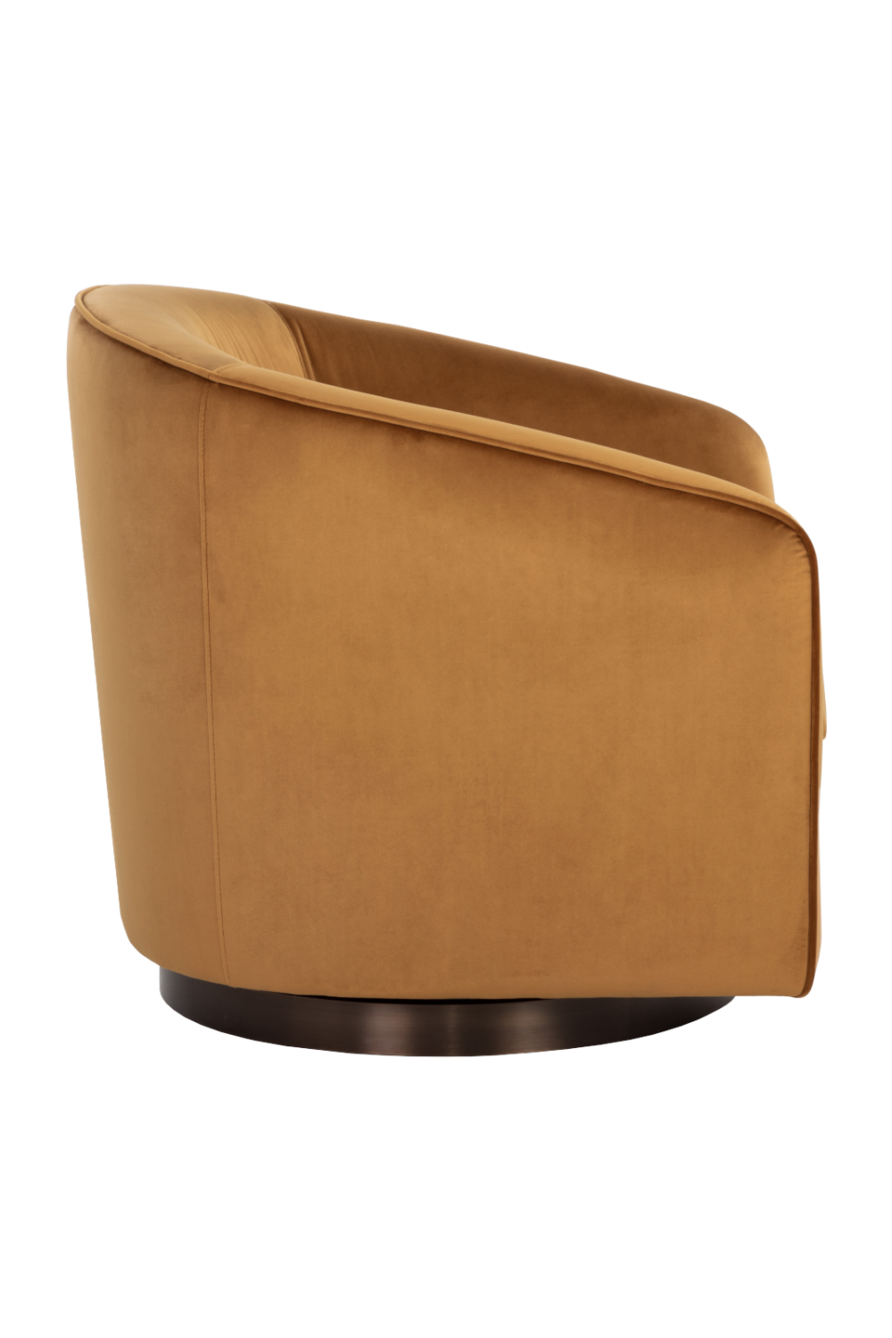 Gold Swivel Lounge Chair by Splendido Hazel Accent Chair, alternate view 4