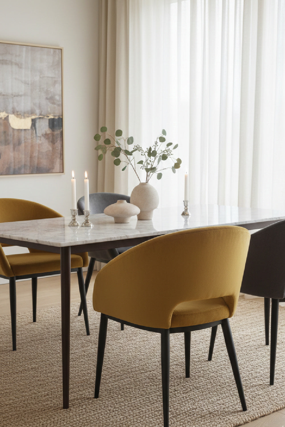 Cutout-Back Dining Amchair by Splendido Thatcher Dining Chair, alternate view 11
