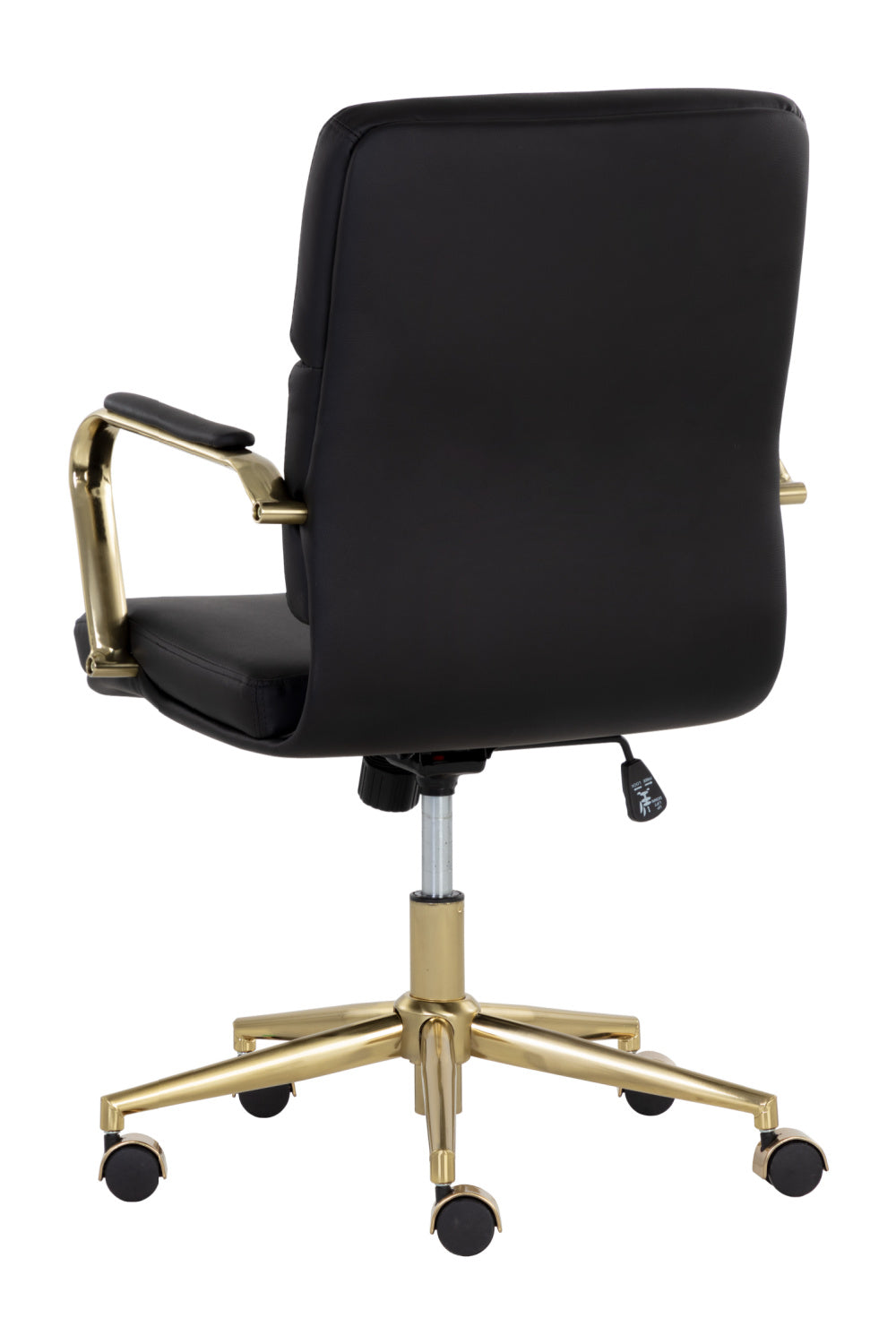 Modern European furniture - Gold Frame Upholstered Office Chair - www.oroa.com