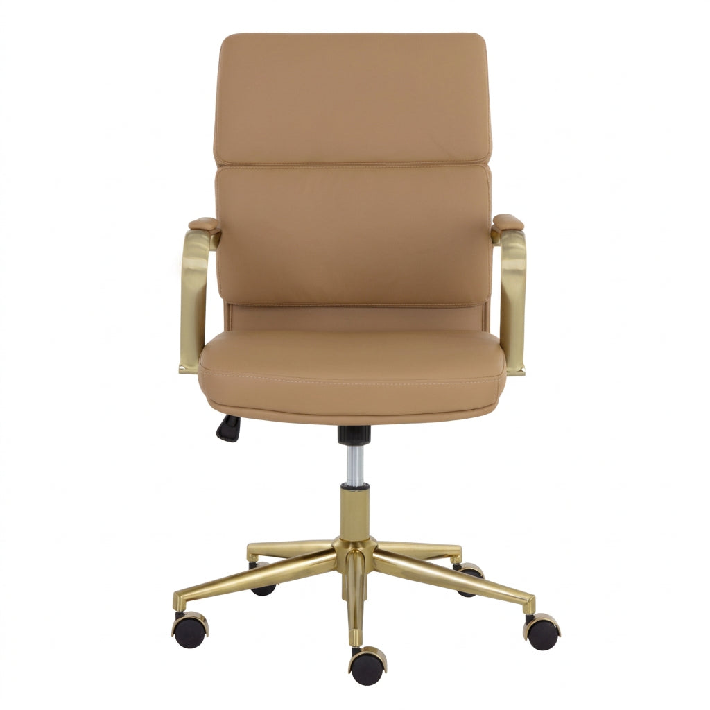 Gold Frame Upholstered Office Chair by Splendido Kleo, alternate view 10