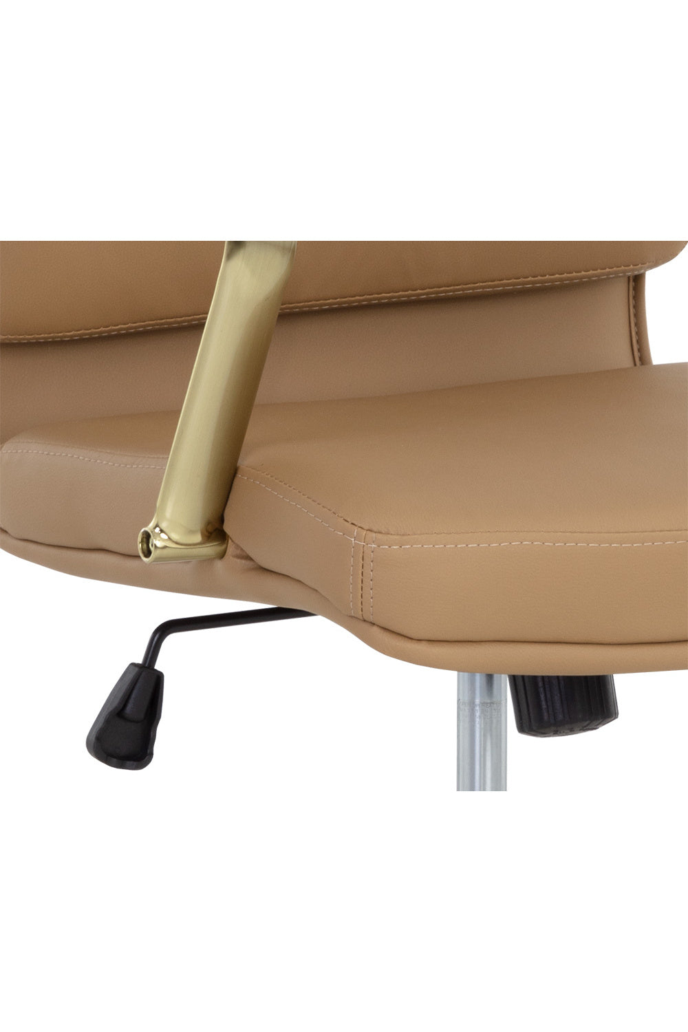 Modern European furniture - Gold Frame Upholstered Office Chair - www.oroa.com