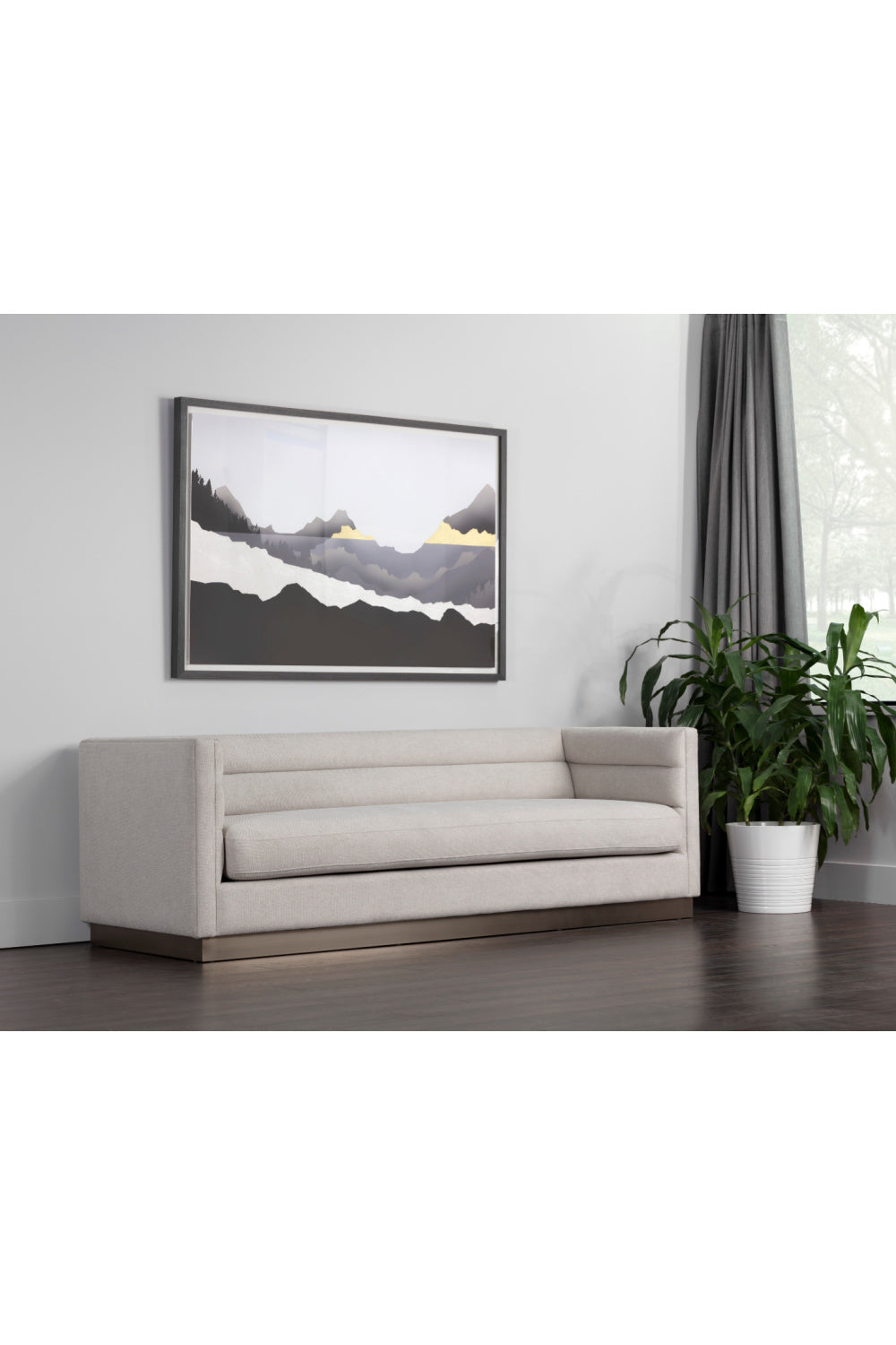 Horizontal-Tufted White Sofa by Splendido Talbot, alternate view 7