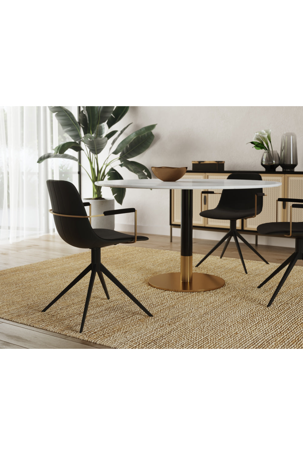 Natural Rattan 4-Door Sideboard by Splendido Avida, alternate view 10