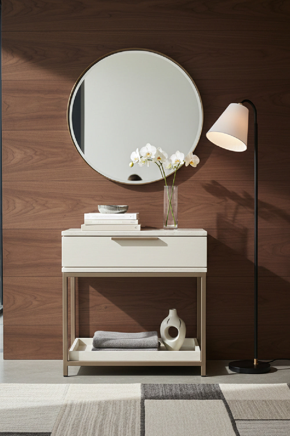 1-Drawer Oak Nightstand S by Splendido Rebel, alternate view 2