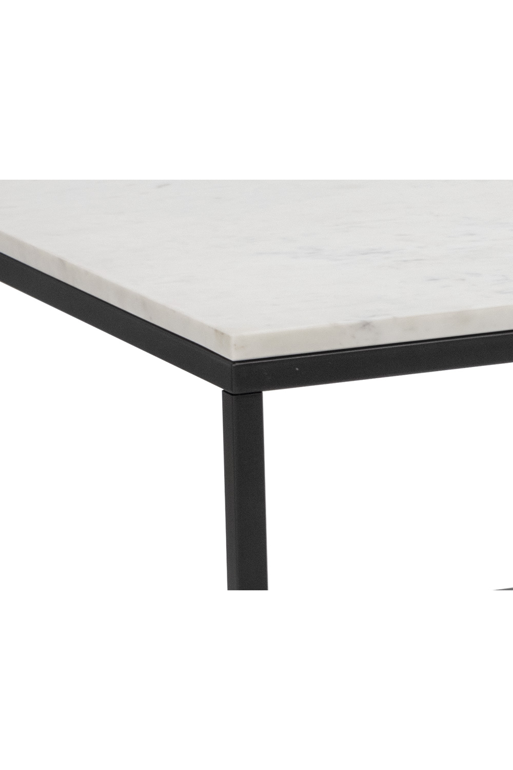 White Polished Marble Coffee Table by Splendido Ellery, alternate view 6