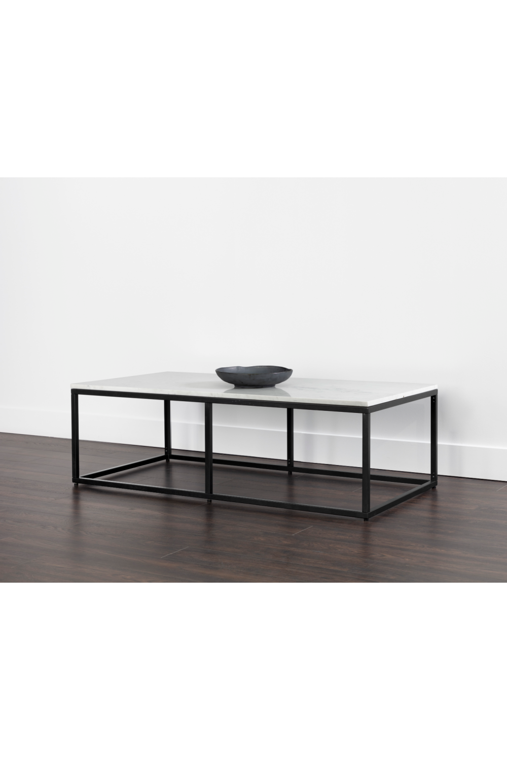 White Polished Marble Coffee Table by Splendido Ellery, alternate view 7