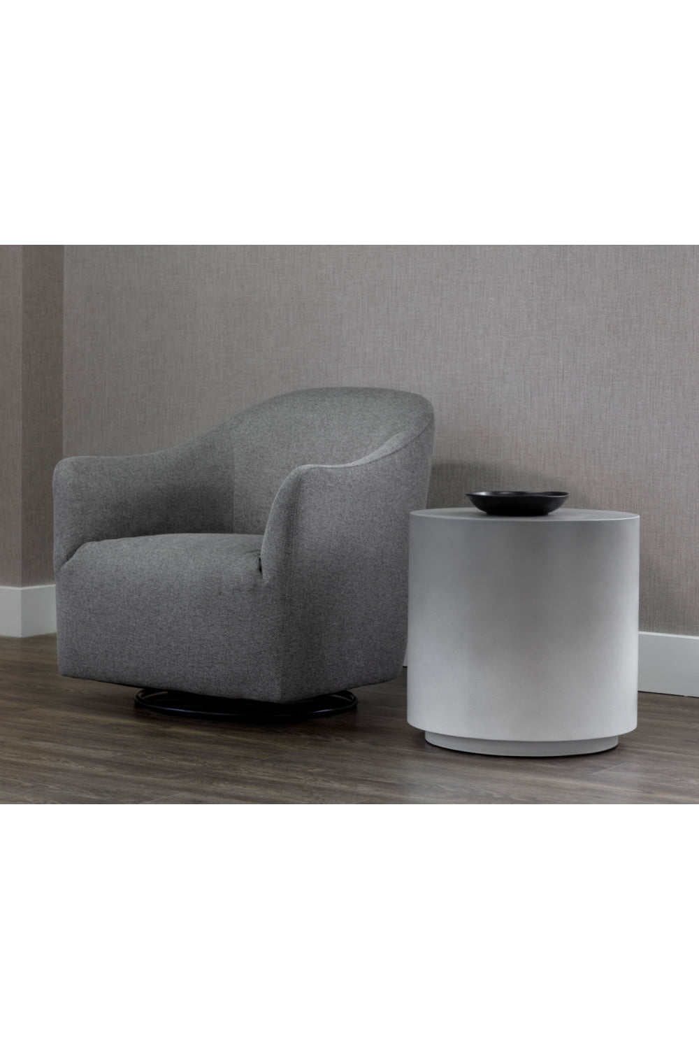 Gray Ombre Indoor/Outdoor End Table by Splendido Perfetti Side Table, alternate view 5