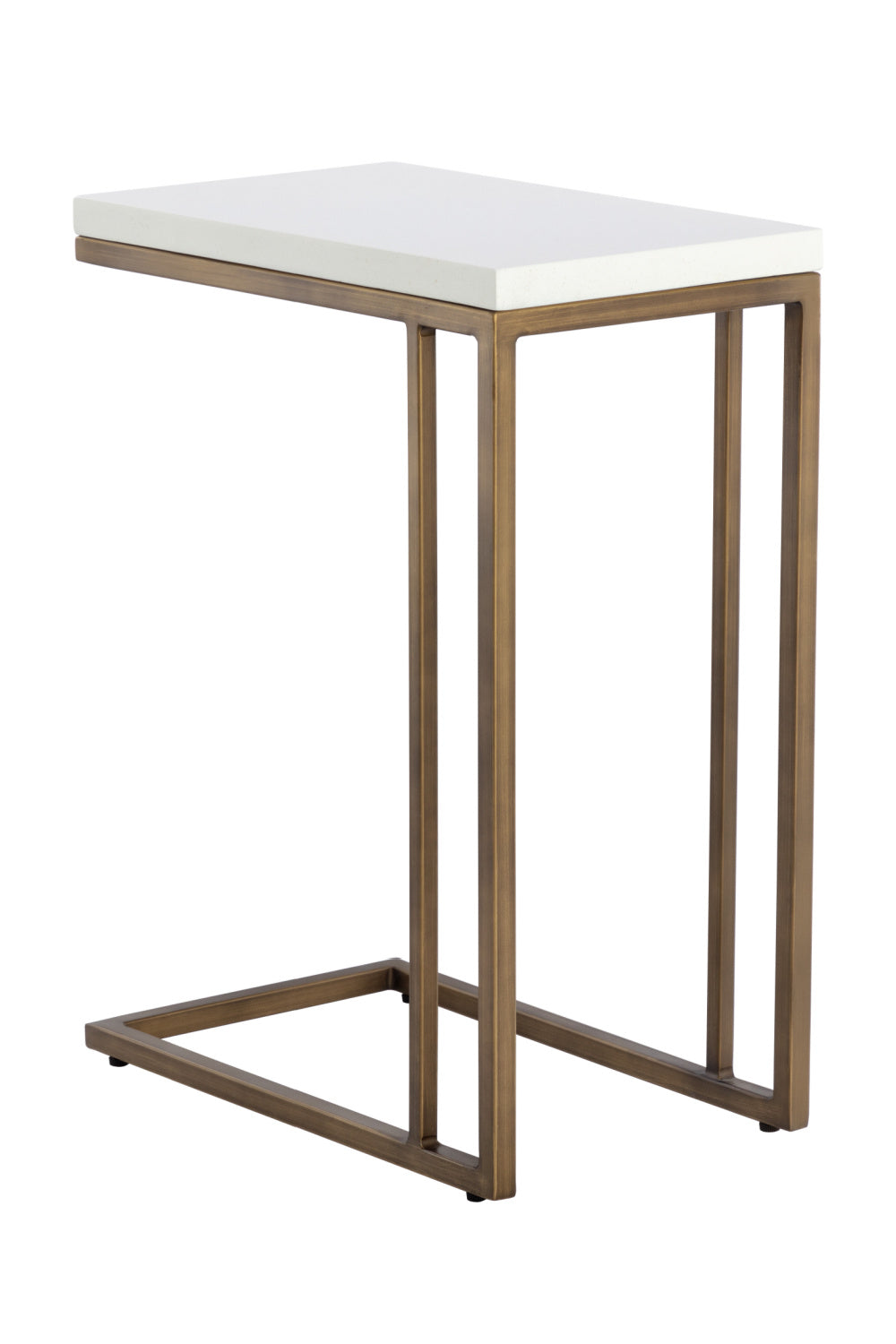Minimalist Round Concrete Indoor/Outdoor End Table by Splendido Sawyer Side Table, alternate view 5