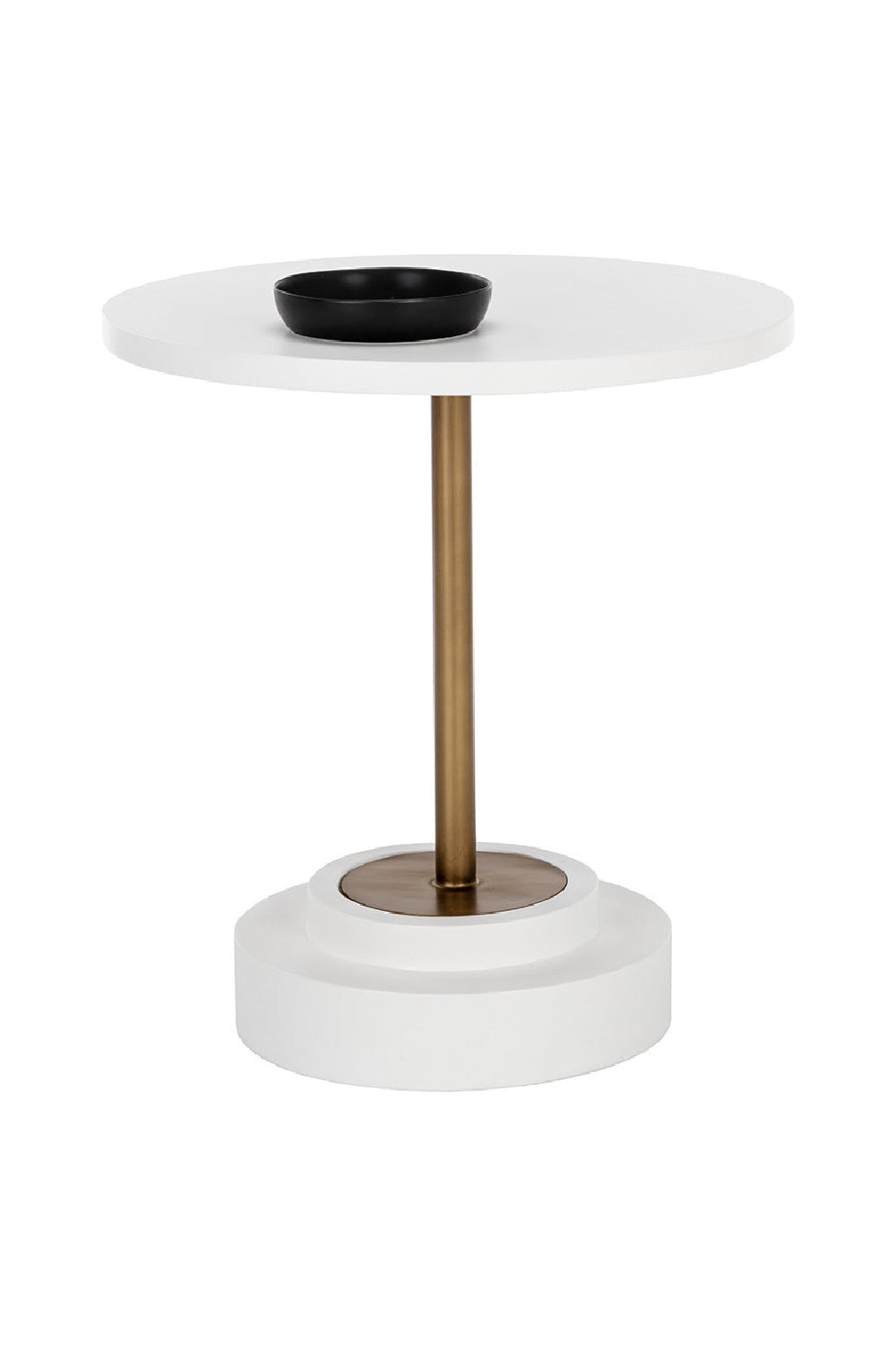 Round Indoor/Outdoor Concrete Bistro Table by Splendido Marlowe Outdoor Dining Table, alternate view 3