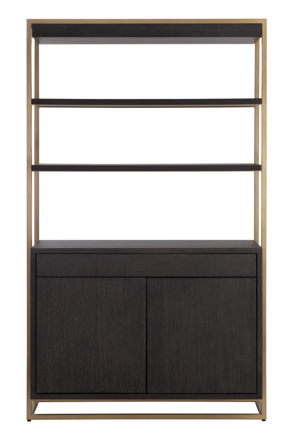 Brown Solid Oak Bookcase by Splendido Baldessara