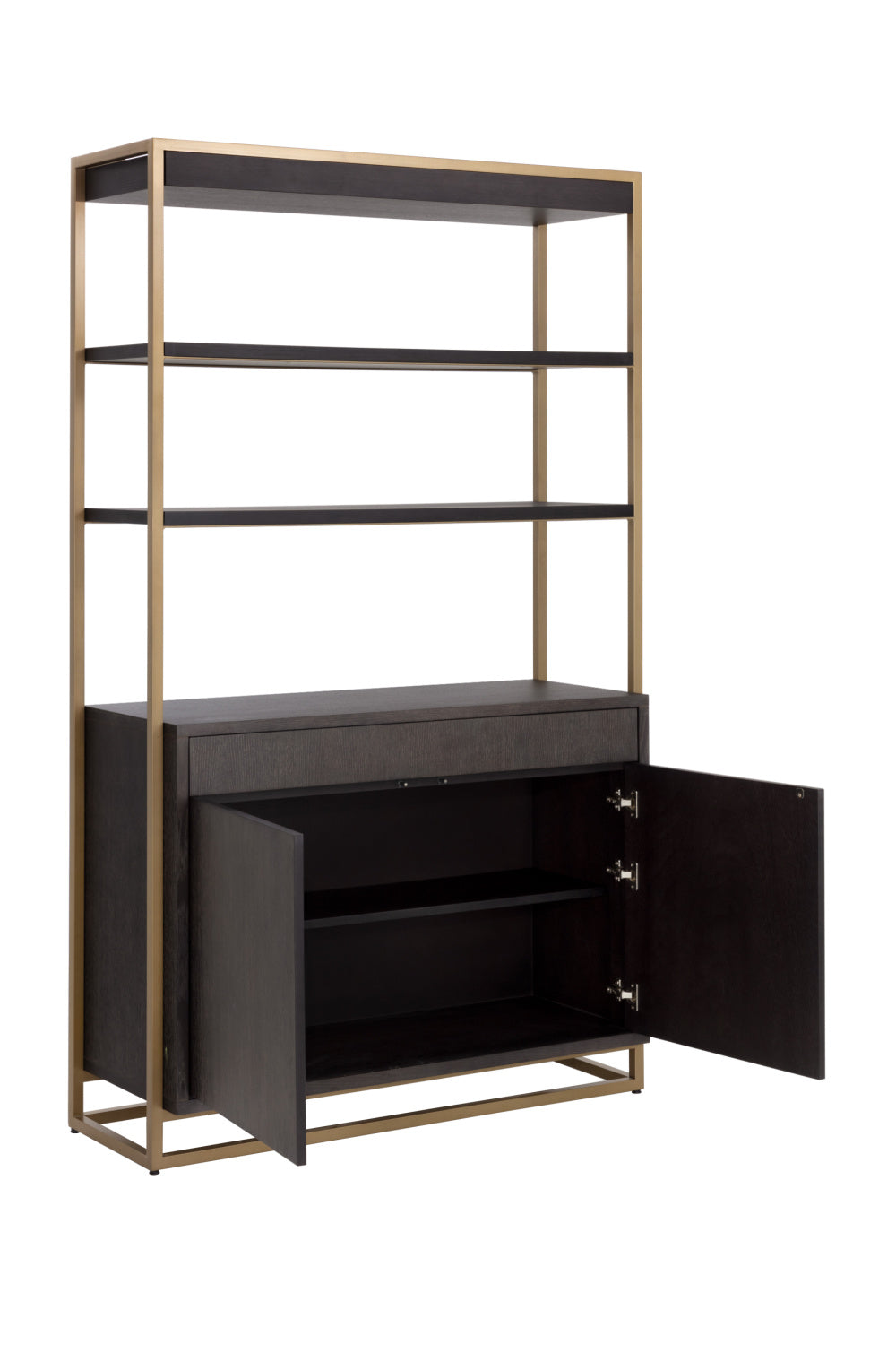 Brown Solid Oak Bookcase by Splendido Baldessara, alternate view 5