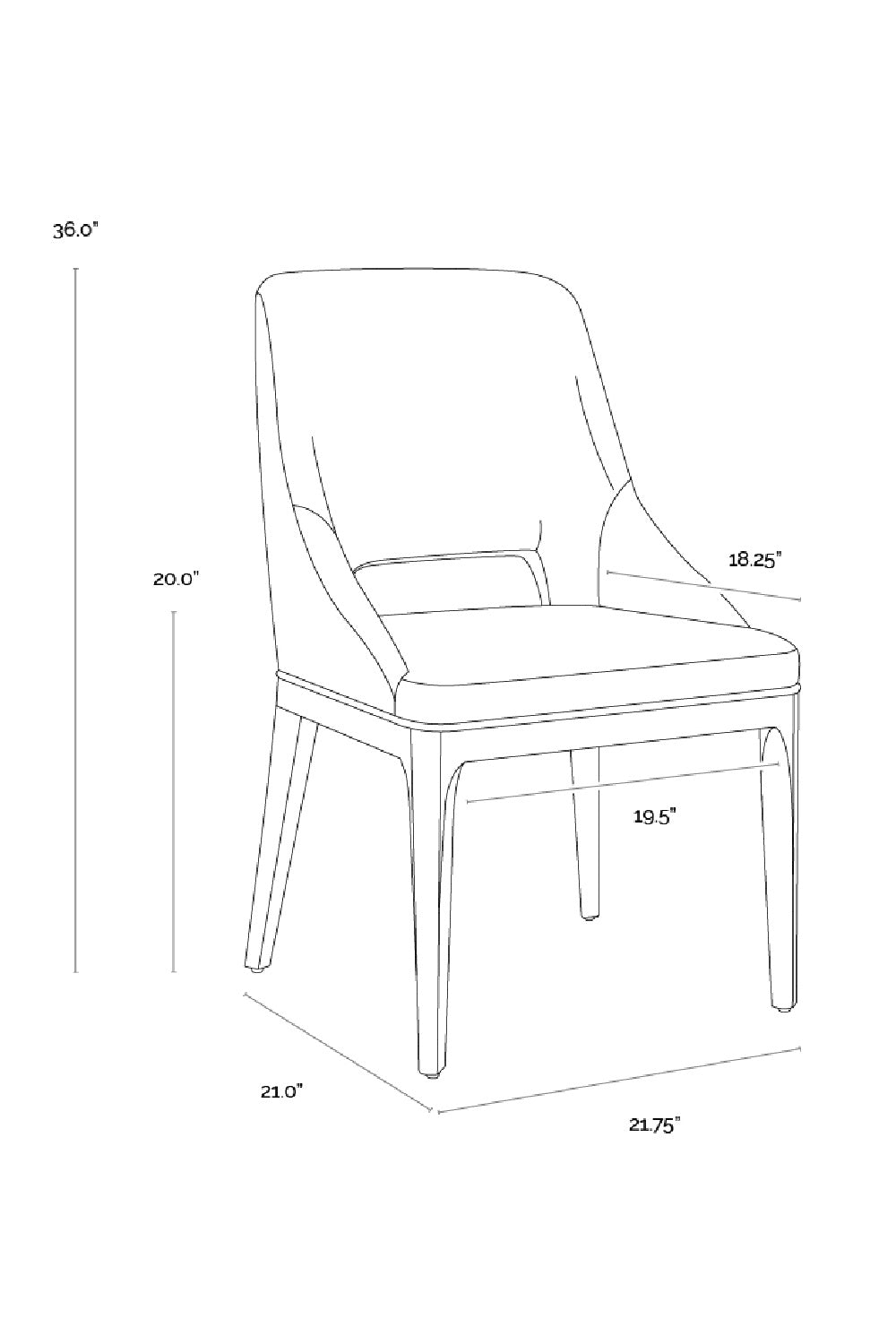 Cutout Design Dining Chair by Splendido Estrada, alternate view 19