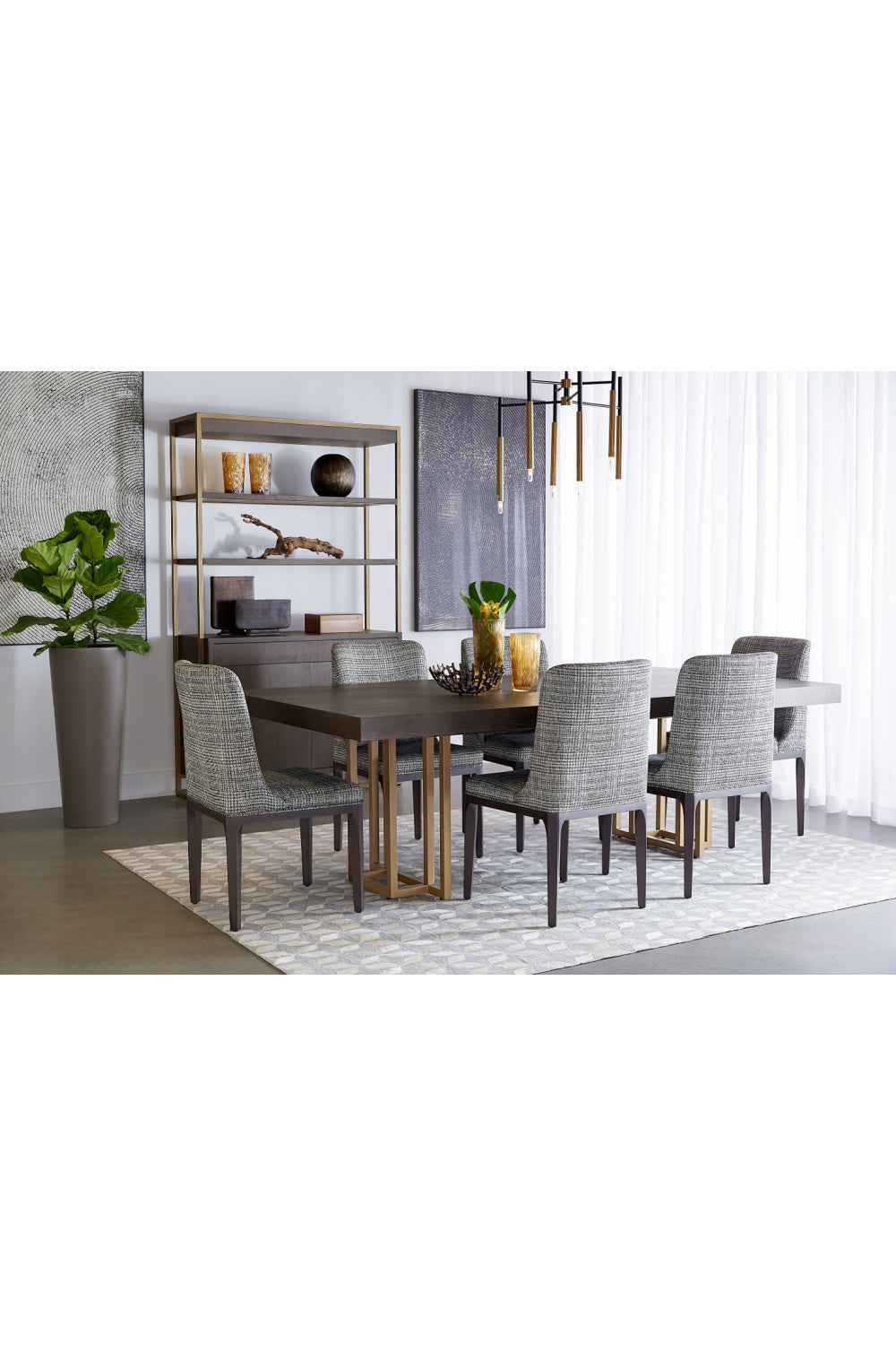 Minimalist Upholstered Dining Chair by Splendido Elisa, alternate view 23