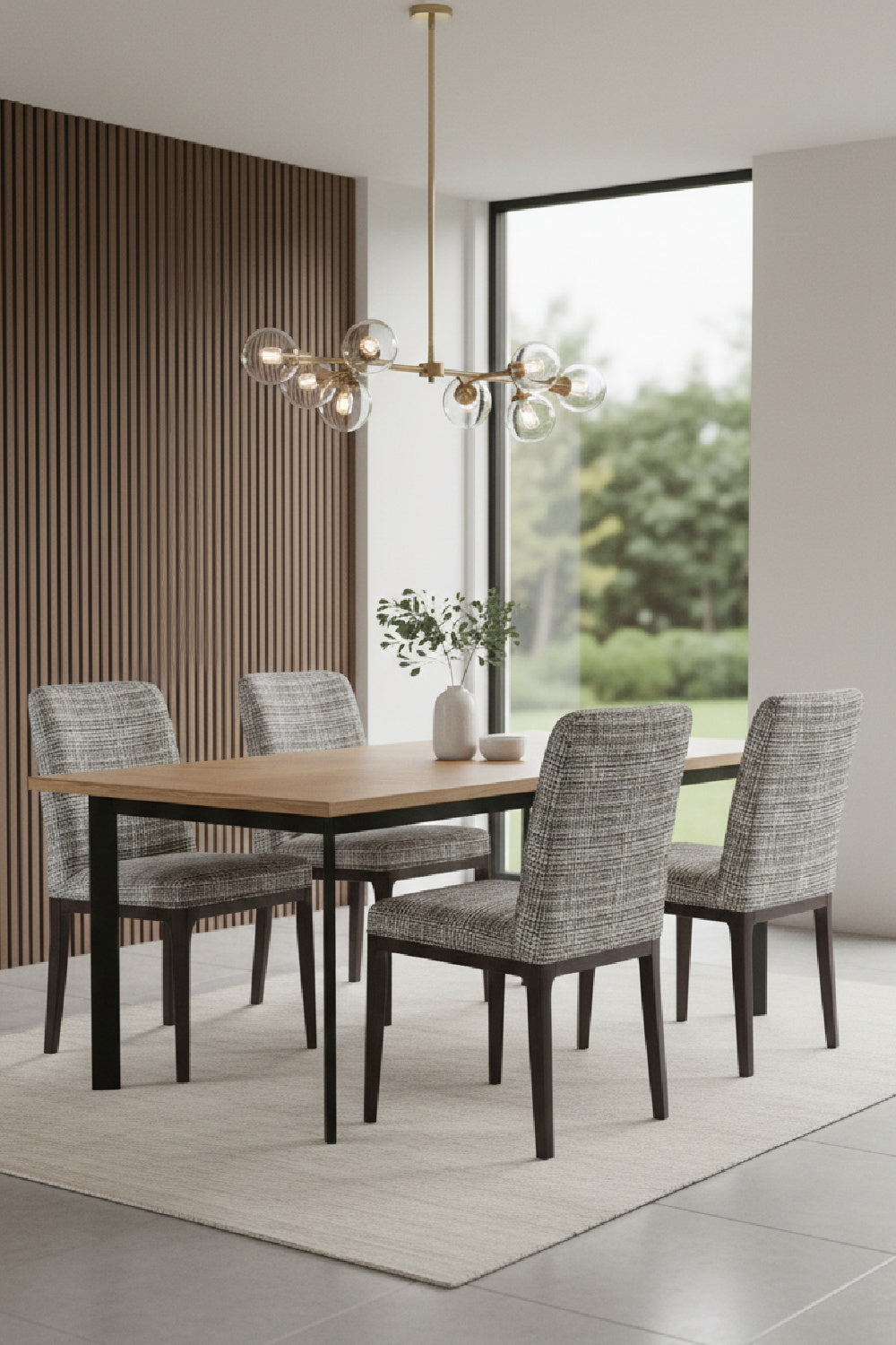 Minimalist Upholstered Dining Chair by Splendido Elisa, alternate view 15