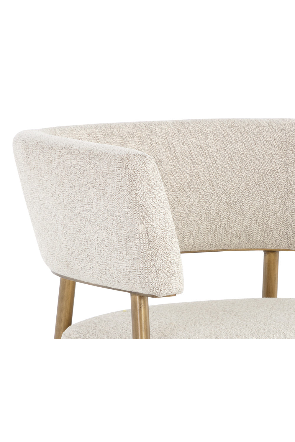 Antique Brass Legs Lounge Chair by Splendido Maestro Accent Chair, alternate view 7