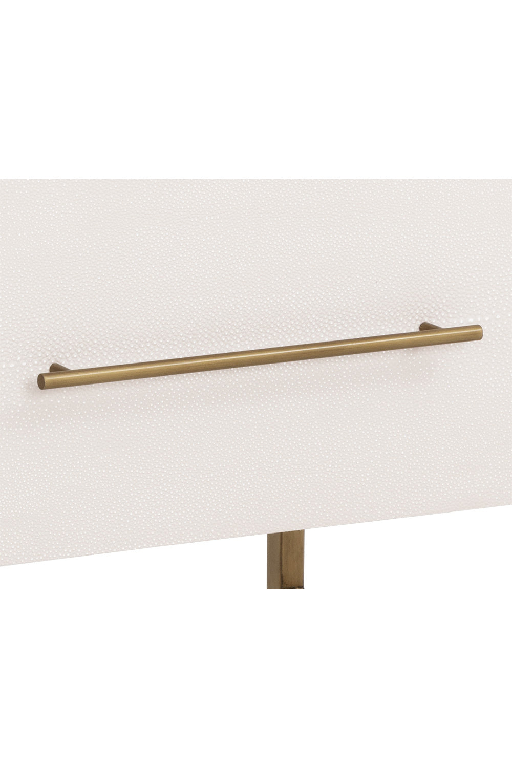 Cream Shagreen 1-Drawer Nightstand by Splendido Venice, alternate view 6