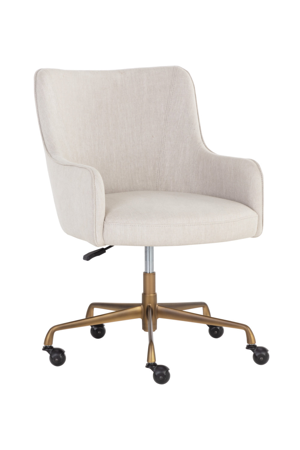Beige Linen Office Chair by Splendido Franklin
