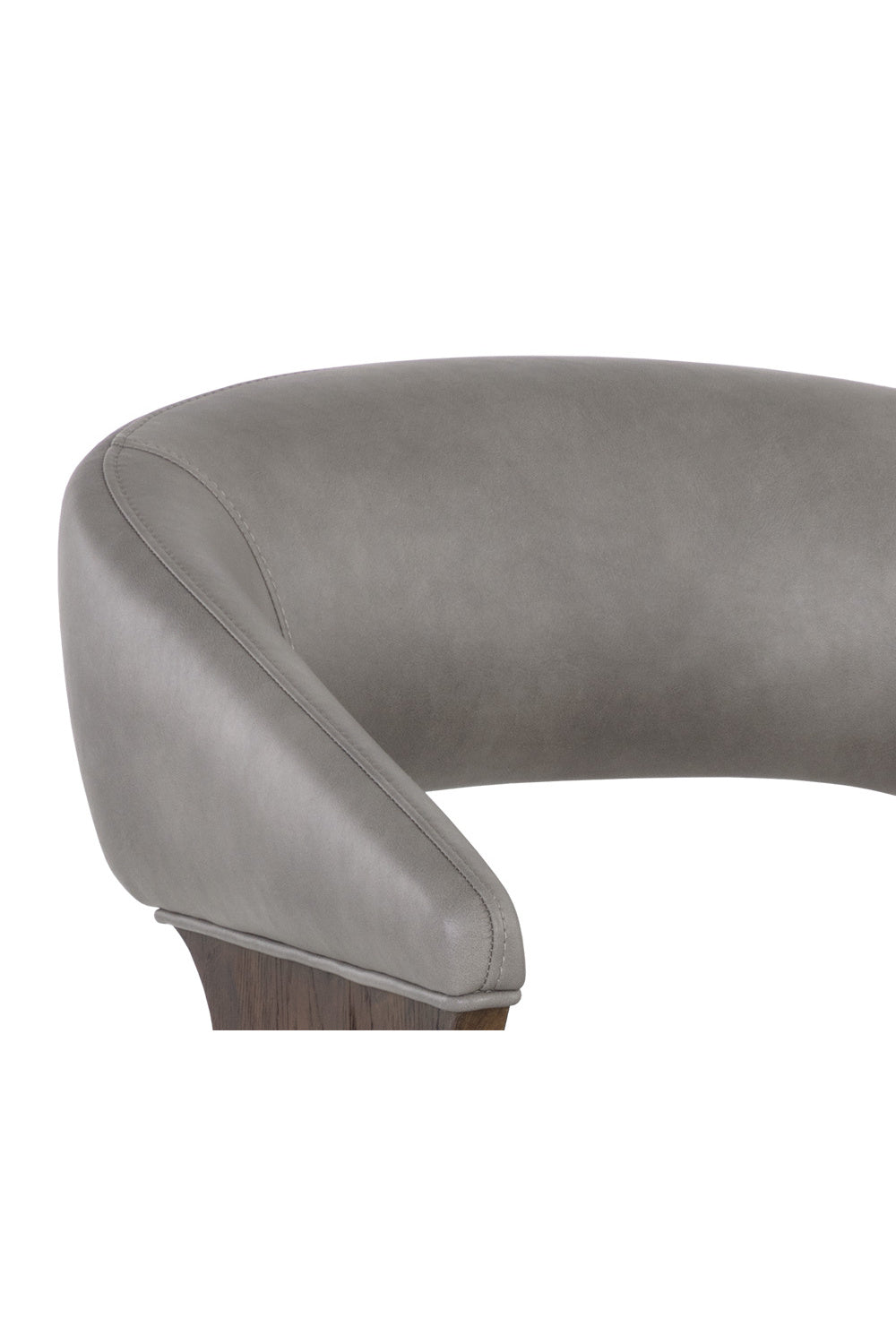 Gray Leather Look Office Chair by Splendido Leonce, alternate view 6