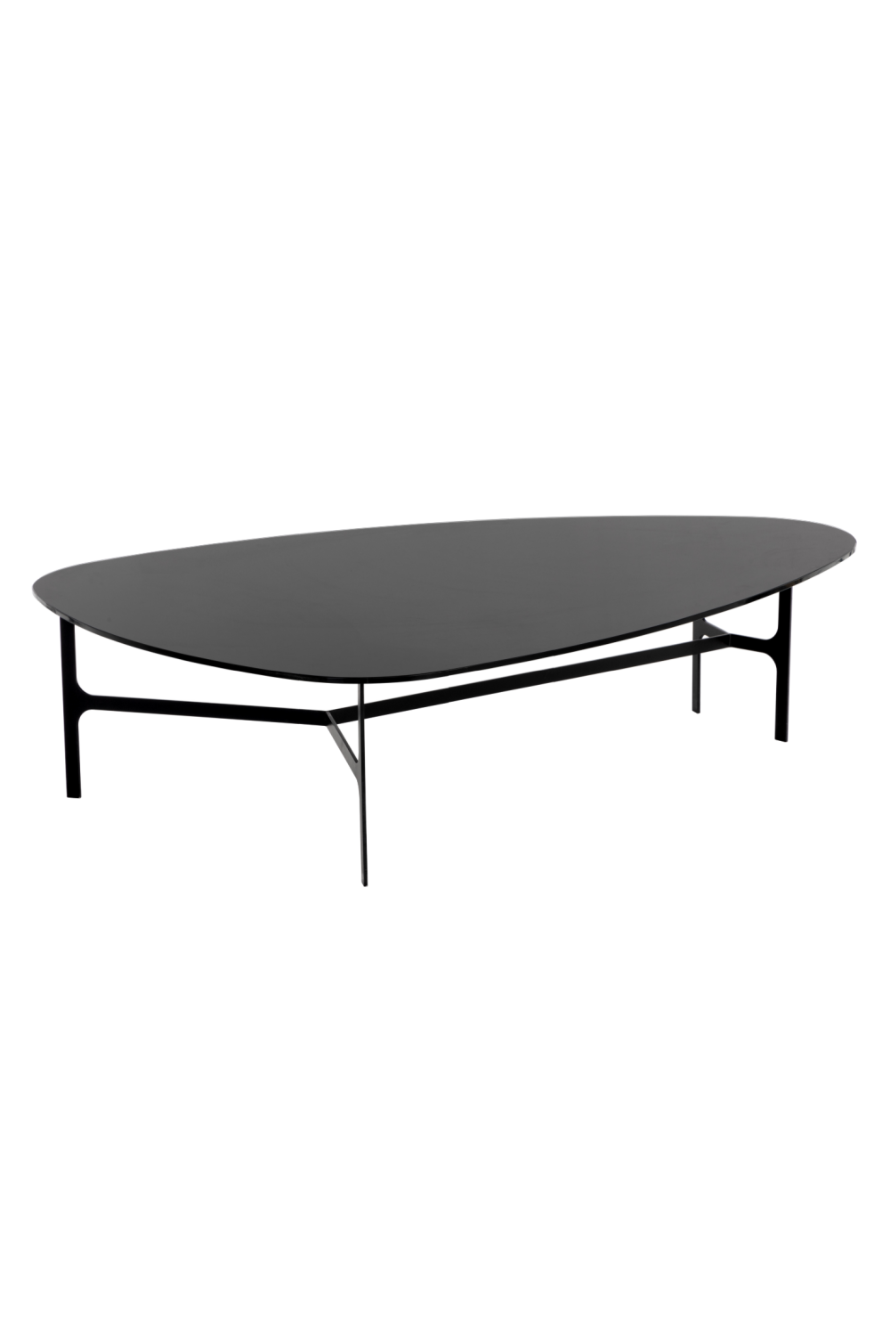 Black Glass Coffee Table by Splendido Kiernan