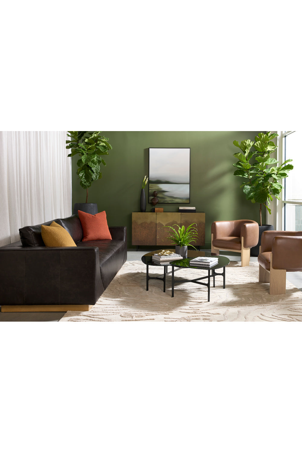 Black Glass Coffee Table by Splendido Kiernan, alternate view 6