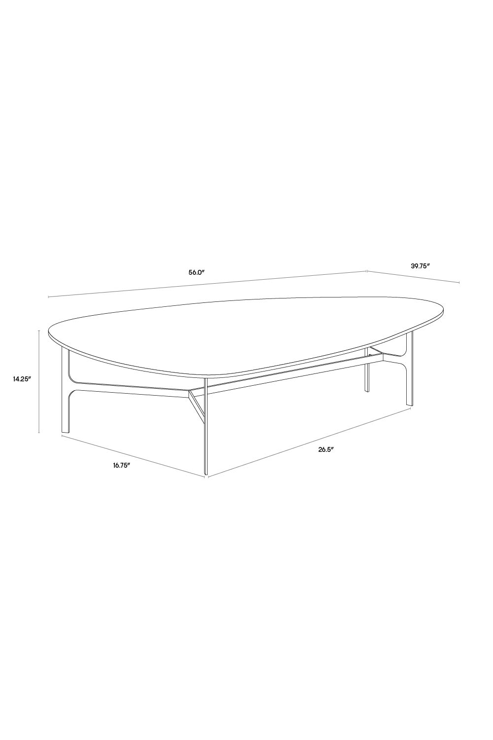 Black Glass Coffee Table by Splendido Kiernan, alternate view 5
