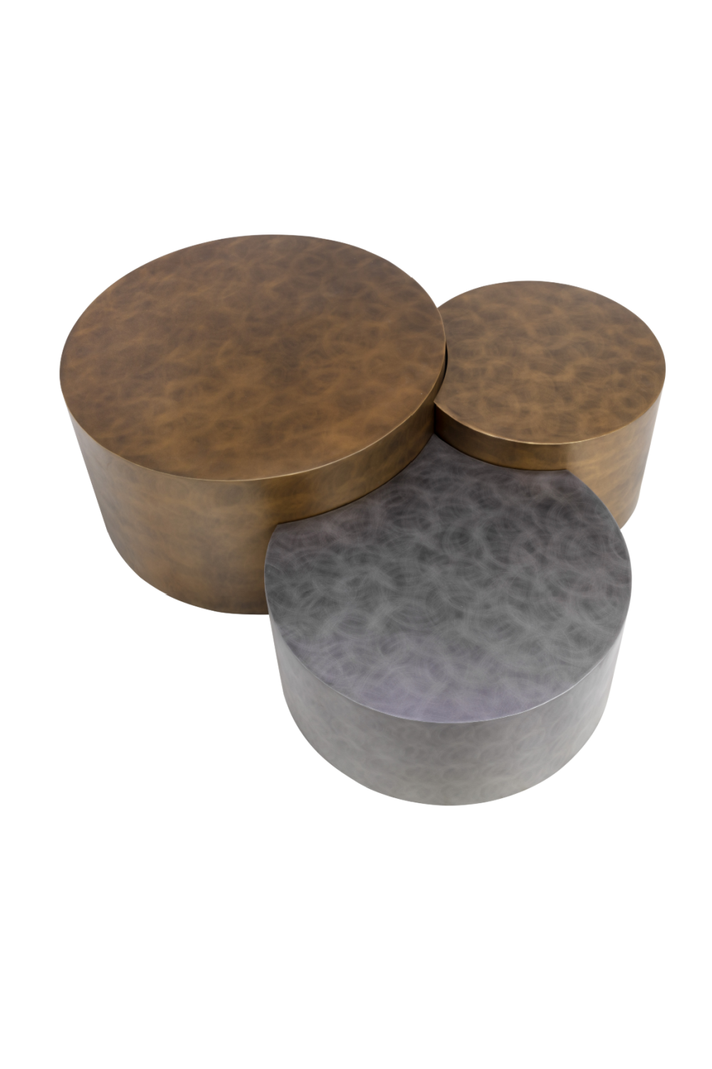 Antique Brass Nesting Coffee Tables (3) by Splendido Neo, alternate view 5