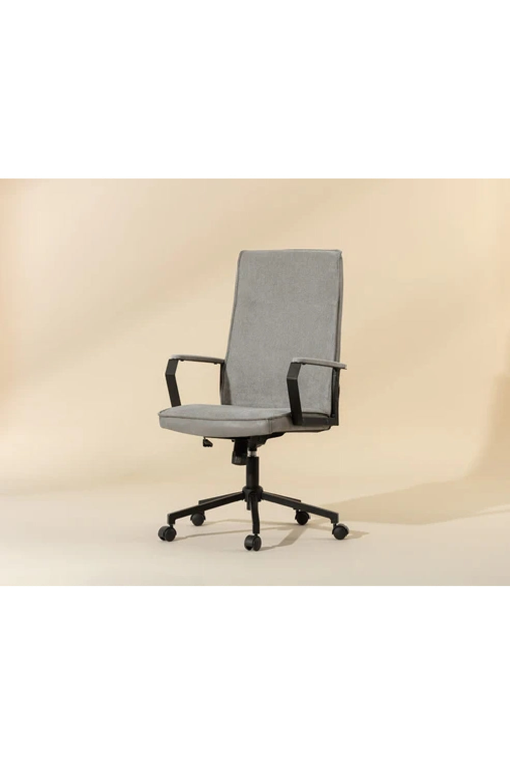 Modern European furniture - Gray High-Back Office Chair - www.oroa.com